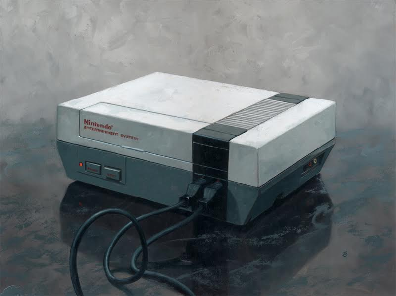 Illustration for article titled DualShock, Paint On Canvas, 2015